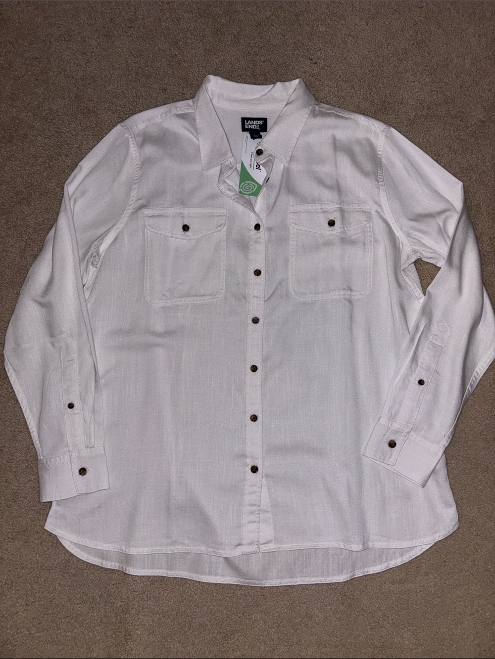 Lands End Lyocell Blouse